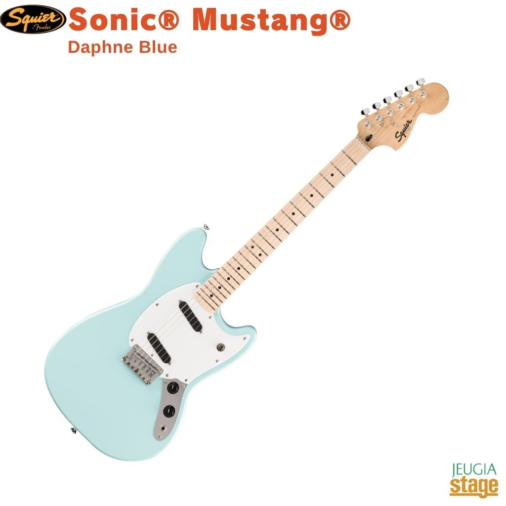 Squier Sonic® Mustang®, Maple Fingerboard, White