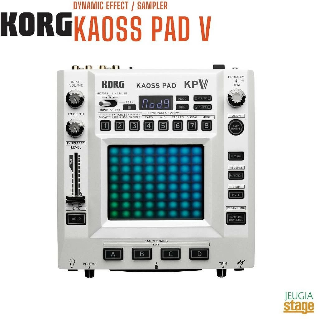 新製品】KORG KAOSS PAD V DYNAMIC EFFECT / SAMPLERコルグ カオス