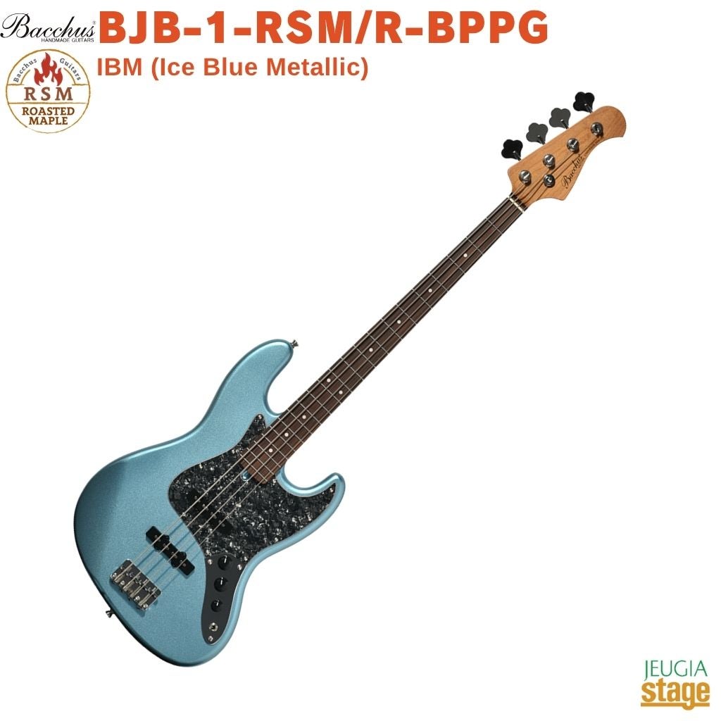 Bacchus BJB-300R エレキベース ブルー ケース付 最終値下げ Bacchus バッカス UNIVERSE SERIES BJB-300 エレキベース