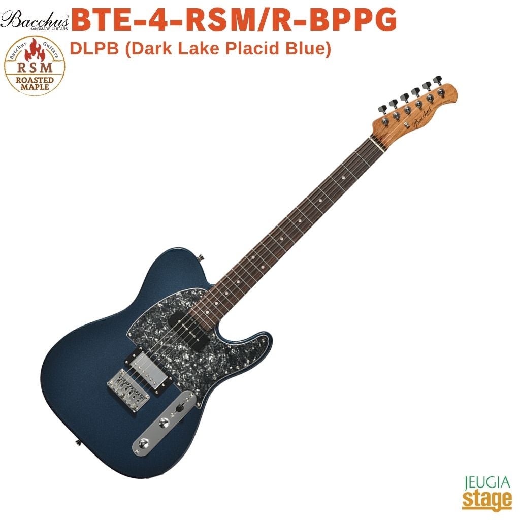 Bacchus BJB-1-RSM/M DLPB Dark Lake Placid Blueバッカス エレキ