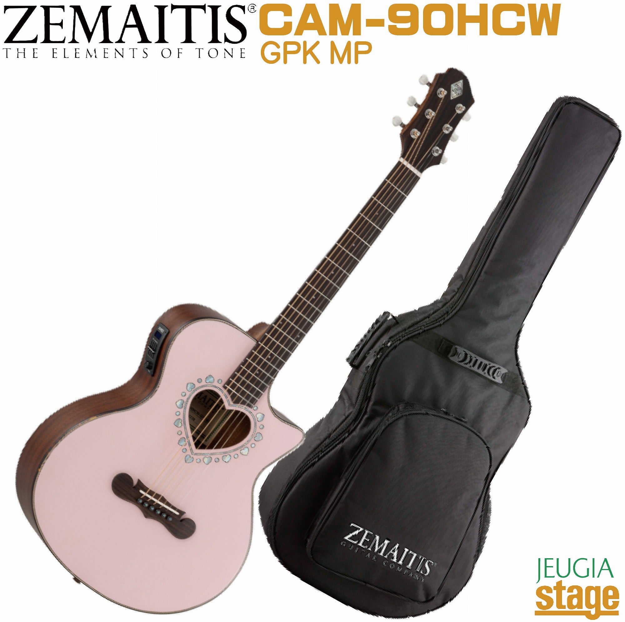 ZEMAITIS CAM-90HCW GWH AB(Gloss White Abalon ) SMALL BODY(MINI