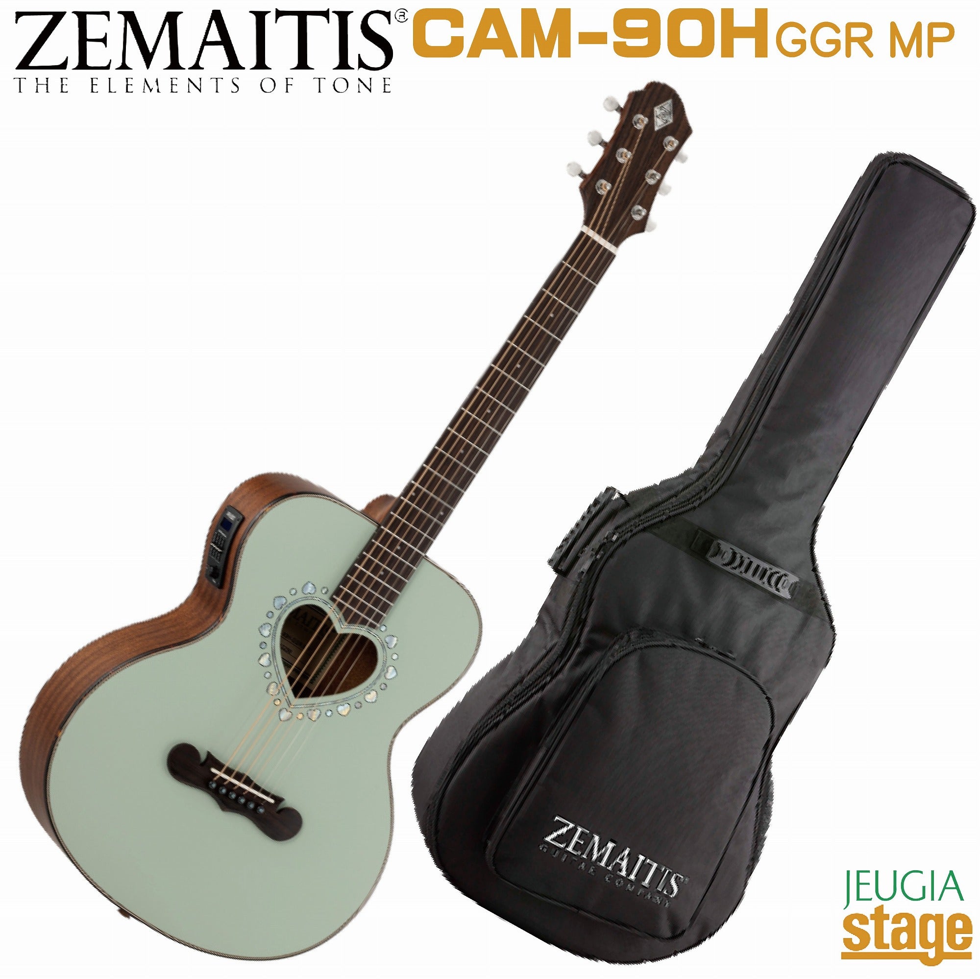 ZEMAITIS CAM-90H GGR MP(Gloss Green Mather of Pearl) SMALL BODY