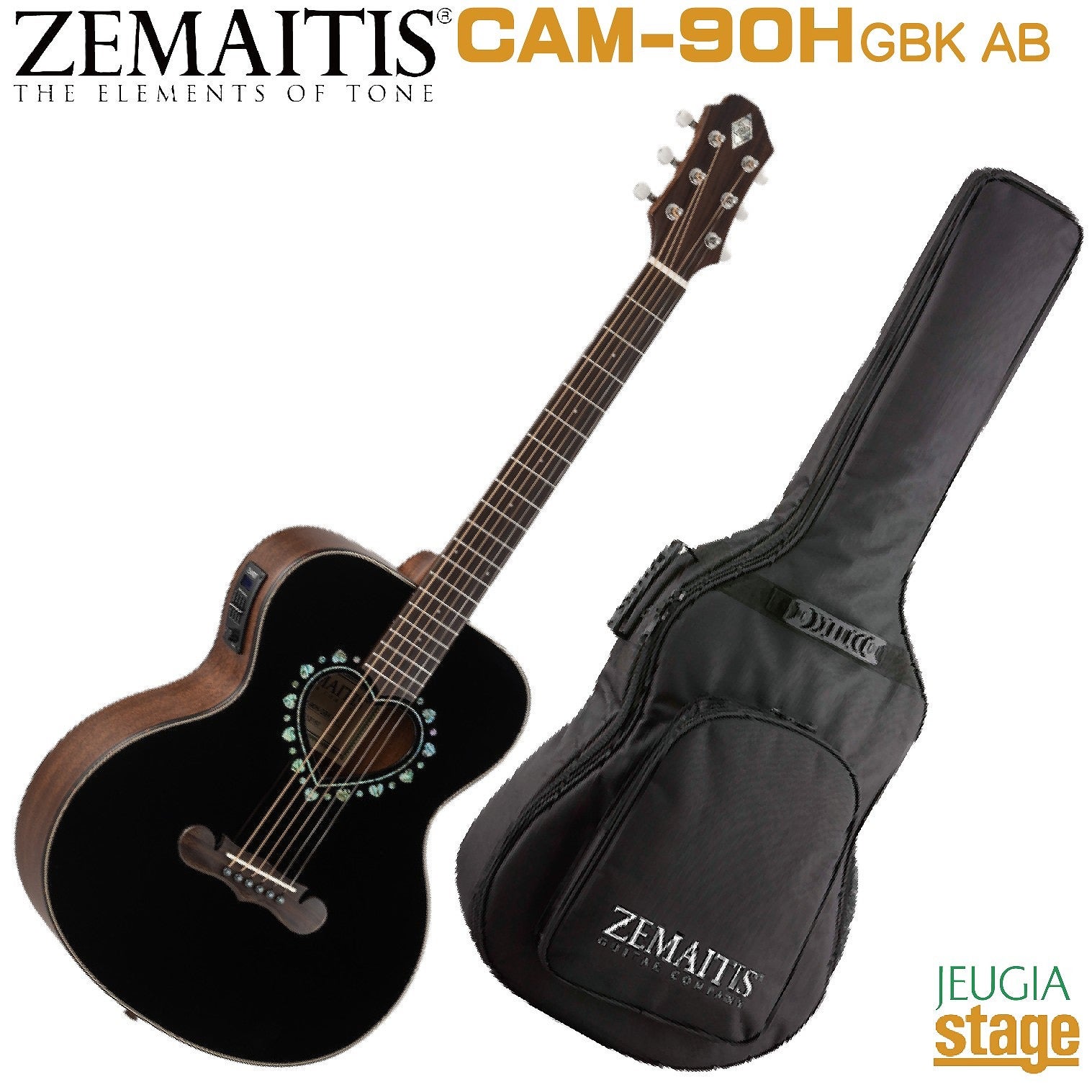 ZEMAITIS CAM-90H GBK AB(Gloss Black Abalon) SMALL BODY(MINI
