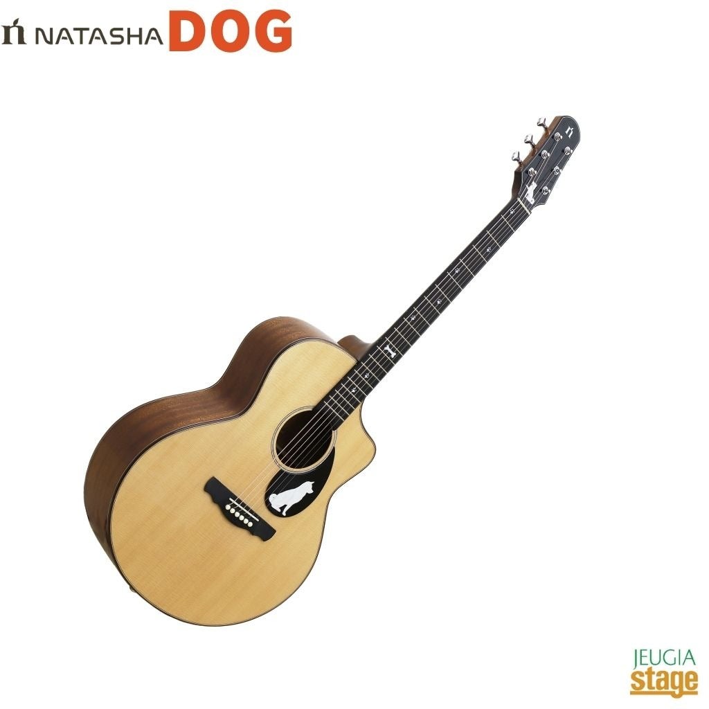 NATASHA DOG Solid Sitka Spruce Top, Mahogany Back& Sideナターシャ