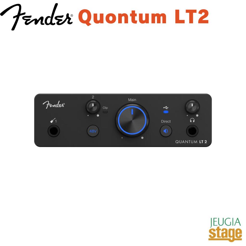 Fender Quantum LT 2 USB-C Audio Interface Quantum LTシリーズUSB-C
