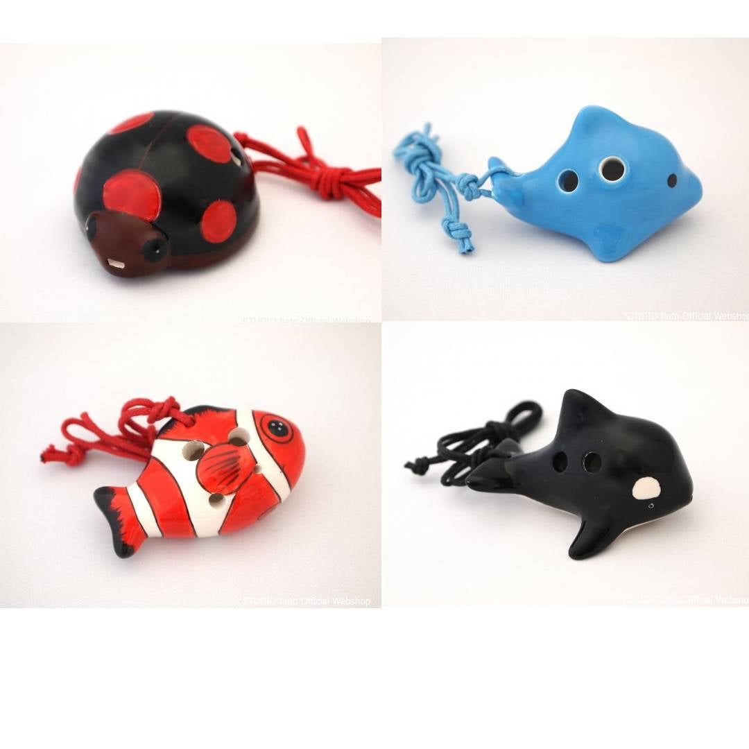 Focalink Ocarina ミニオカリナ（4穴）いきものシリーズ | JEUGIA