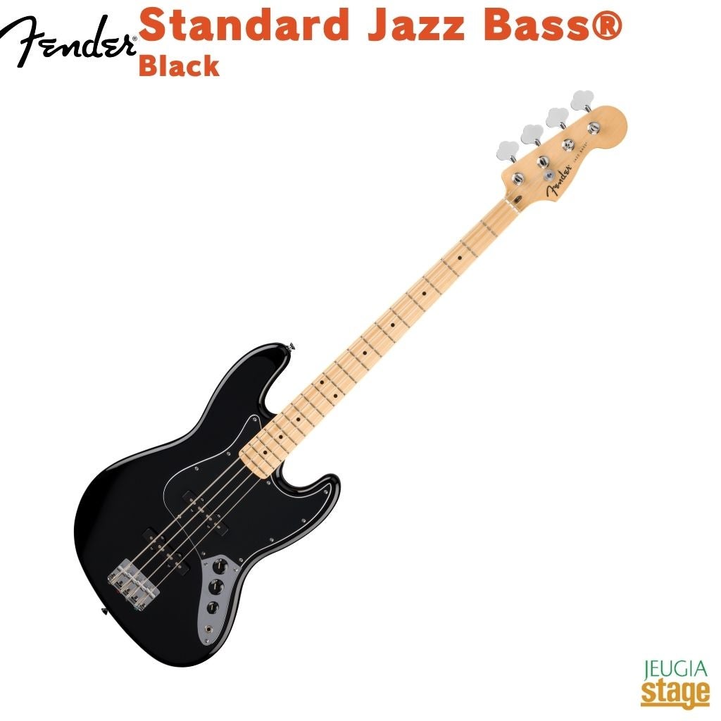 Fender Standard Jazz Bass®, Maple Fingerboard, Black