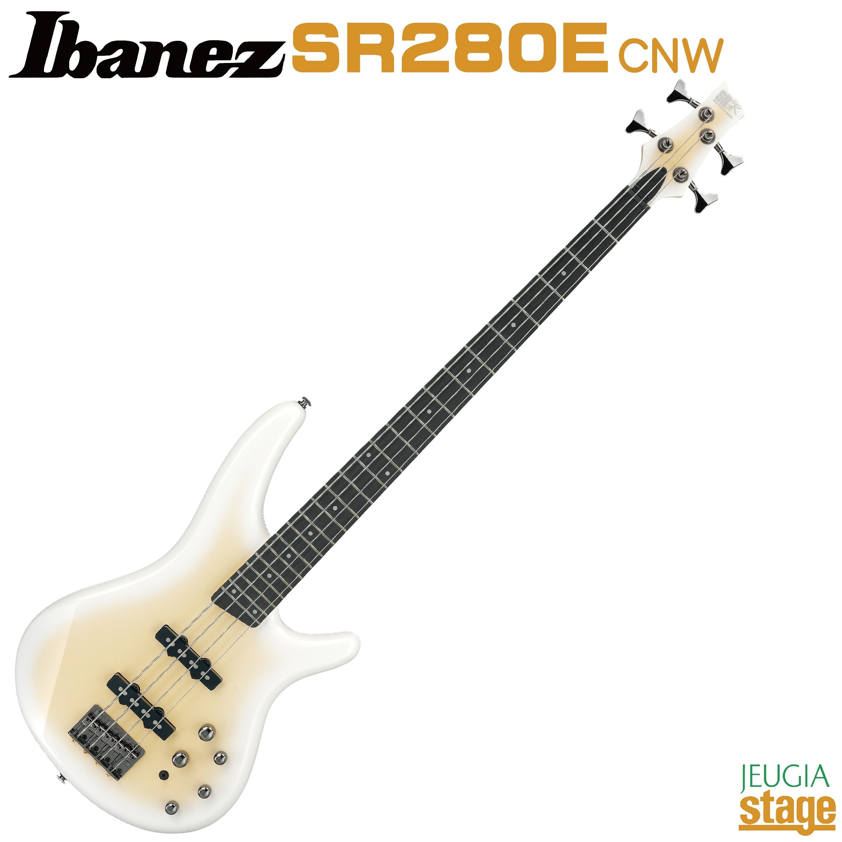 Ibanez SR280E PW(Pearl White)アイバニーズ エレキベース パール