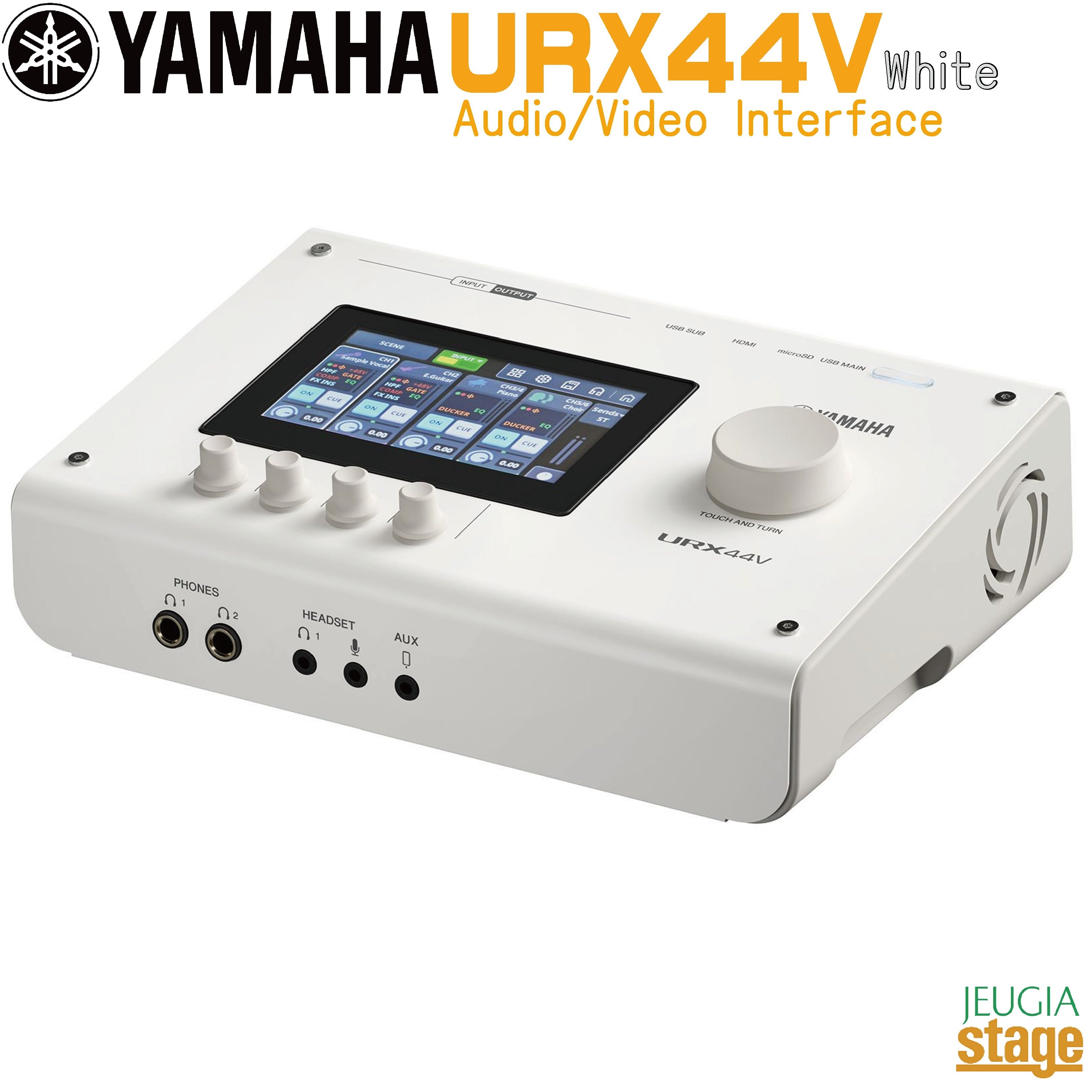 YAMAHA URX44V W(White)Audio/Video Interfaceヤマハ HDMI-USB