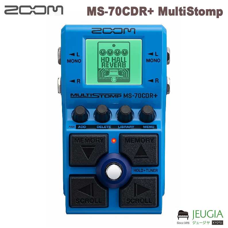 店頭展示品特価】ZOOM / MS-70CDR+ MultiStomp マルチエフェクター