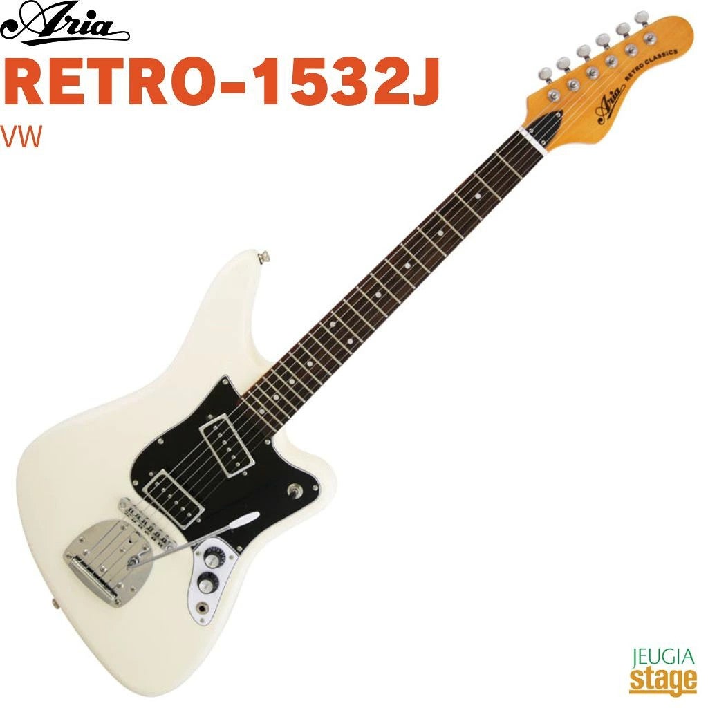Aria RETRO-1532J VW(Vintage White)RETRO CLASSICSアリア エレキ